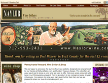 Tablet Screenshot of naylorwine.com